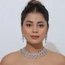 American Diamond Necklace Set 0008