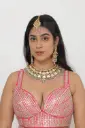 Kundan Bridal Set Dual Color 