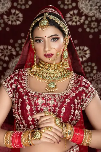 [0001] Mint Green Bridal Set